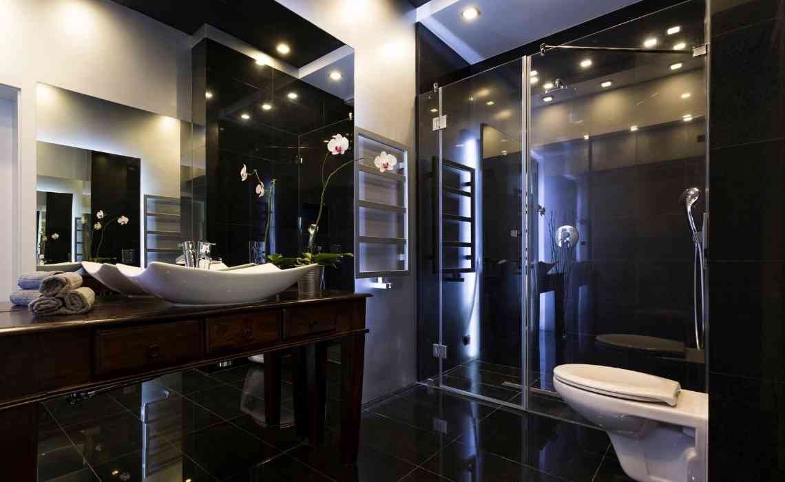 elegant bathroom interior design concept