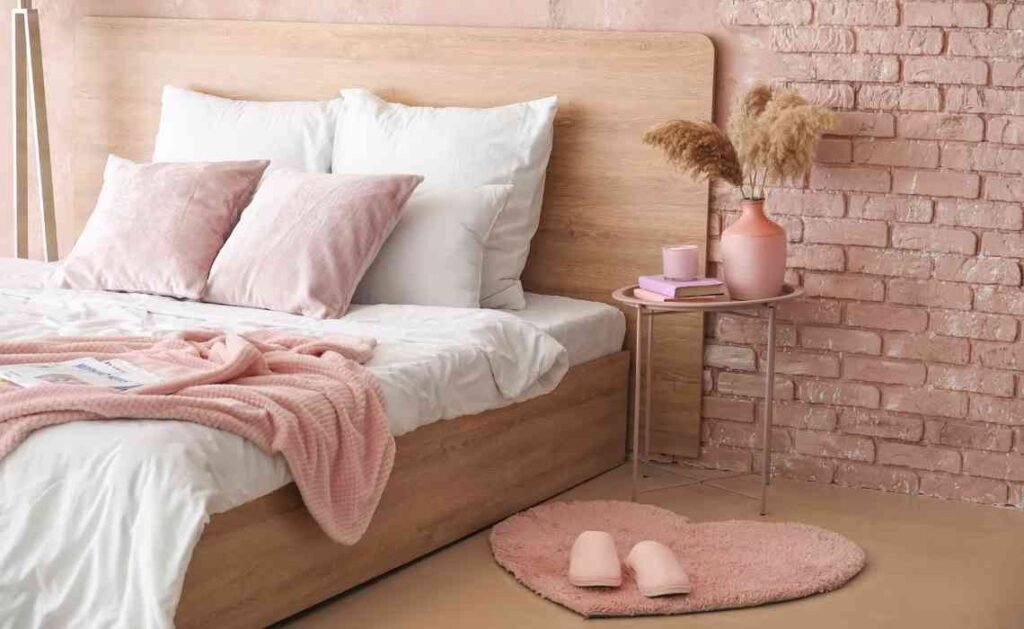 pink bedroom interior decor ideas
