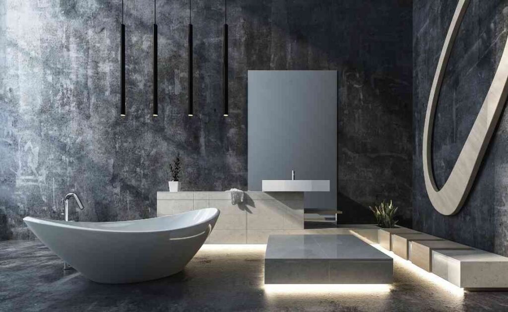 rustic bathroom design