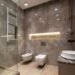 well designed bathroom interior with good lighting