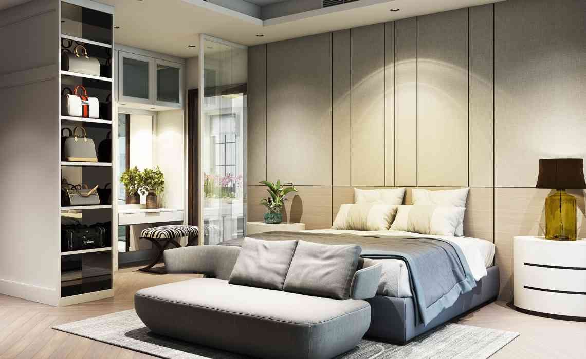 well lit light bedroom interior decor