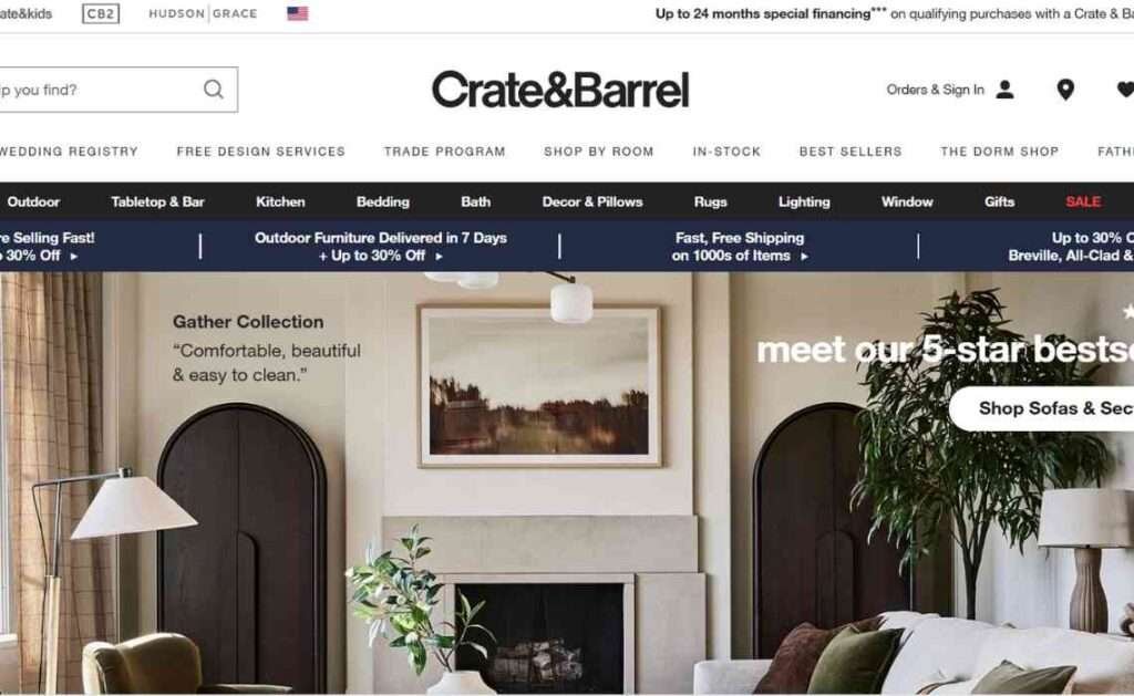 crate & barrel