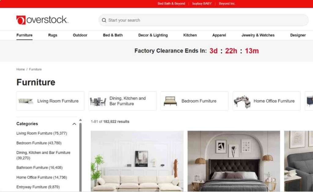overstock